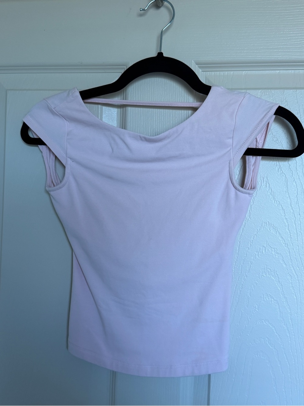 Garage Baby Pink Backless Top